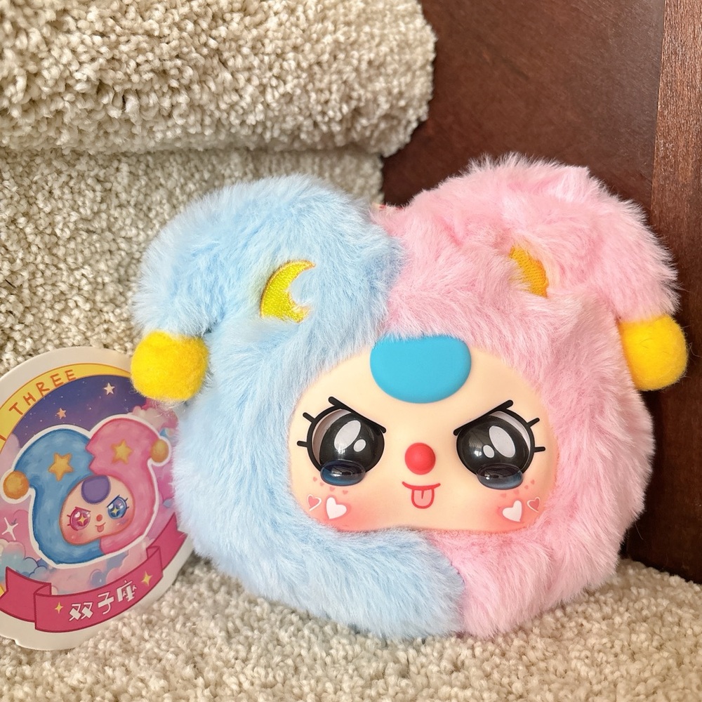 Baby Three Zodiac Blind Box Gemini with Glass Eyes | Kawaii Collectible Gift